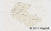 Shaded Relief 3D Map of Zoundweogo, lighten
