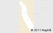 Classic Style Simple Map of Guiba, single color outside