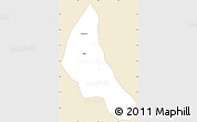 Classic Style Simple Map of Nobere, single color outside