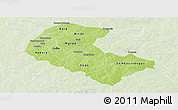 Physical Panoramic Map of Zoundweogo, lighten