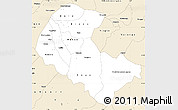 Classic Style Simple Map of Zoundweogo