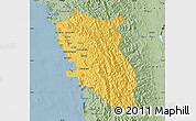 Savanna Style Map of Arakan (Sandoway)
