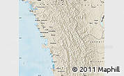 Shaded Relief Map of Arakan (Sandoway)