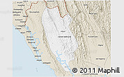 Classic Style 3D Map of Buthidaung