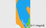 Political Simple Map of Buthidaung