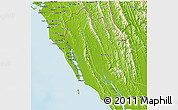 Physical 3D Map of Maungdaw