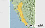 Savanna Style Map of Maungdaw