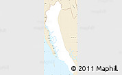 Classic Style Simple Map of Maungdaw