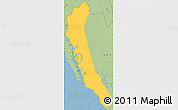Savanna Style Simple Map of Maungdaw