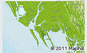 Physical 3D Map of Pauktaw