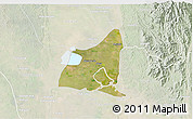 Satellite 3D Map of Waw, lighten