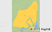 Savanna Style Simple Map of Waw