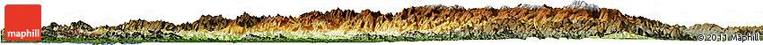 Physical Horizon Map of Chin, darken