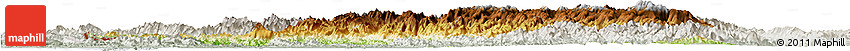 Physical Horizon Map of Chin, lighten, semi-desaturated