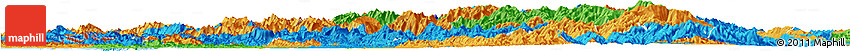 Political Horizon Map of Chin