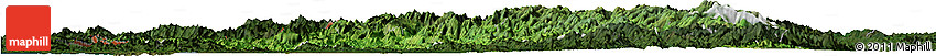 Satellite Horizon Map of Chin, darken