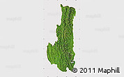Satellite Map of Chin, cropped outside