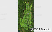 Satellite Map of Chin, darken