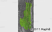 Satellite Map of Chin, desaturated