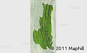 Satellite Map of Chin, lighten