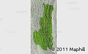 Satellite Map of Chin, lighten, semi-desaturated