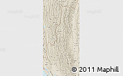 Shaded Relief Map of Chin