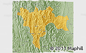 Savanna Style 3D Map of Matupi