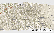 Shaded Relief Panoramic Map of Matupi