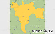 Savanna Style Simple Map of Matupi