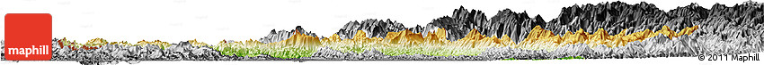 Physical Horizon Map of Paletwa, desaturated