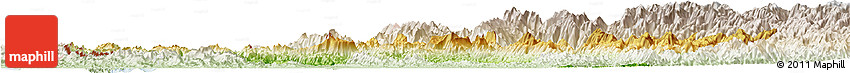 Physical Horizon Map of Paletwa, lighten