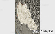 Shaded Relief Map of Paletwa, darken