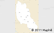 Classic Style Simple Map of Paletwa, single color outside