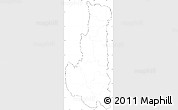 Blank Simple Map of Chin, cropped outside, no labels