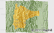 Savanna Style 3D Map of Tiddim