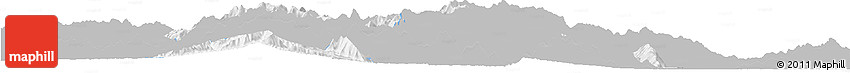 Gray Horizon Map of Tiddim, single color outside