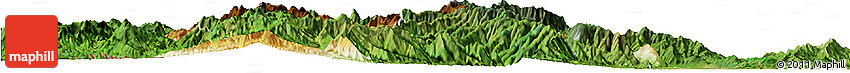 Physical Horizon Map of Tiddim, satellite outside