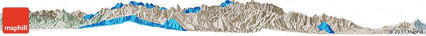 Political Horizon Map of Tiddim, lighten, semi-desaturated Political Horizon Map of Tiddim, lighten, semi-desaturated