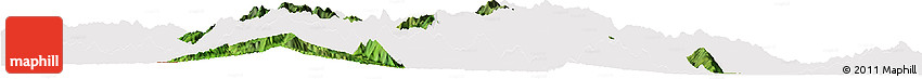 Satellite Horizon Map of Tiddim, cropped outside