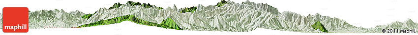 Satellite Horizon Map of Tiddim, lighten