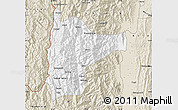 Classic Style Map of Tiddim