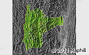 Satellite Map of Tiddim, desaturated