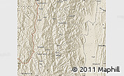 Shaded Relief Map of Tiddim