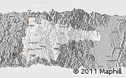 Gray Panoramic Map of Tiddim