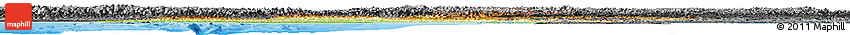 Physical Horizon Map of Burma, darken, desaturated, land only