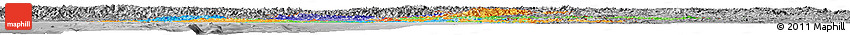 Political Horizon Map of Burma, desaturated
