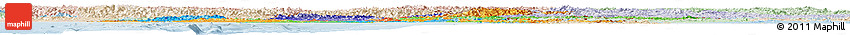 Political Horizon Map of Burma, lighten