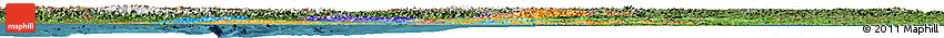 Political Horizon Map of Burma, satellite outside