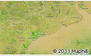 Satellite 3D Map of Dedaye