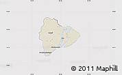 Shaded Relief Map of Dedaye, cropped outside